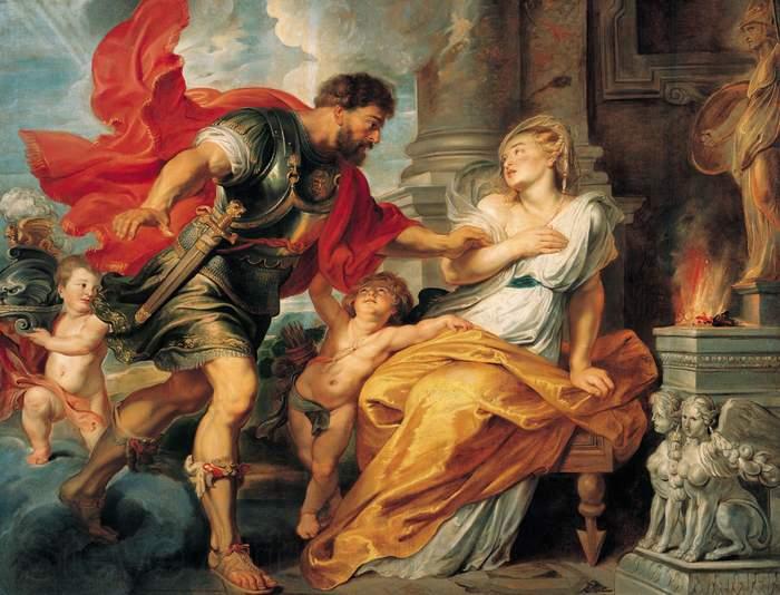 Peter Paul Rubens Marte e Rea Silvia Spain oil painting art
